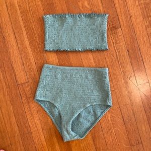 Reformation high waist bikini